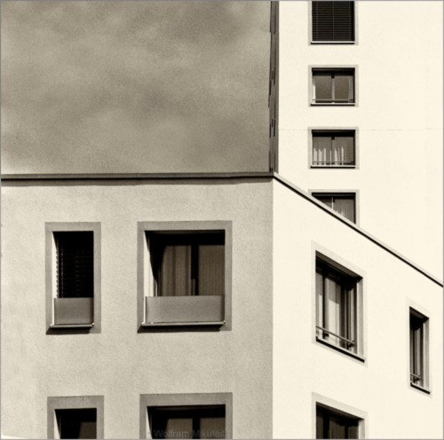 Appartment Building. Kreuzlingen, Switzerland. Photo:  © Wolfram Mikuteit Shot with Hasselblad 501cm