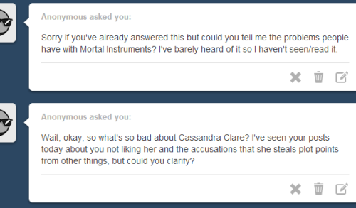 sjw-proverbs:winterinthetardis:Oh man, okay. So, before Cassandra Clare was Cassandra Clare, she was