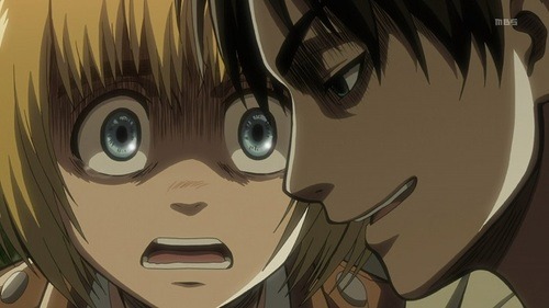 humanitysmostcunning:  fakouu:  the SNK anime is like  then the fucking fandom is like   lost-insanity - lol, now I’m just going to tag you in whatever xD