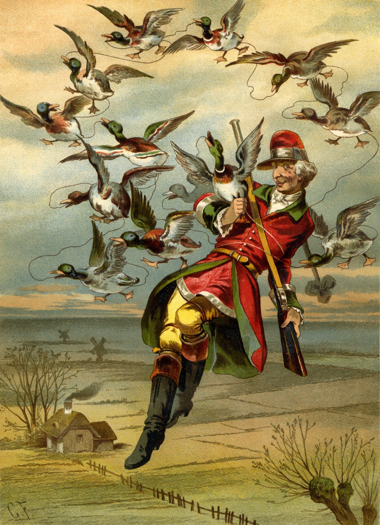   Gottfried Franz. Baron Münchhausen, 1896  