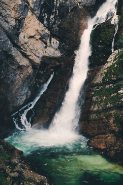 moody-nature:  Savica Waterfall | By BM 