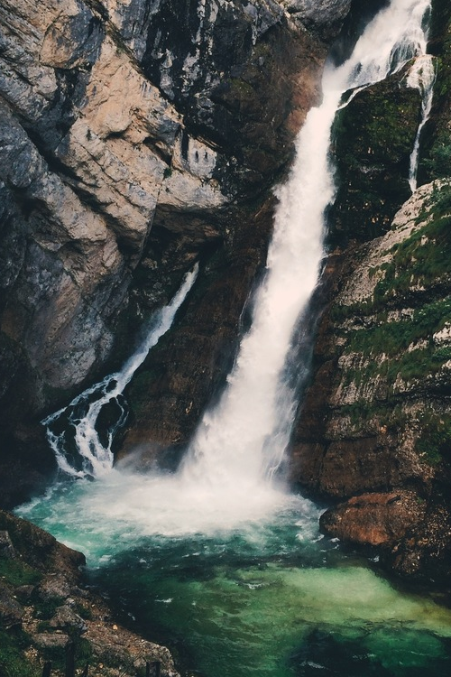 moody-nature:  Savica Waterfall | By BM 