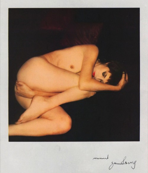 Porn Pics aquadisale:  Jane Birkin polaroid by Serge