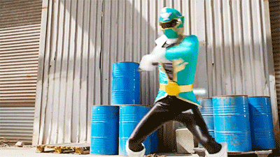 prgirlsrock:  Zeo Ranger 4 - Green