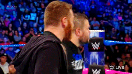 mith-gifs-wrestling:  Kevin dragging Sami around, hoisting him like he’s the most