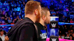 mith-gifs-wrestling:  Kevin dragging Sami around, hoisting him like he’s the most valuable title he’s ever dreamed of winning.