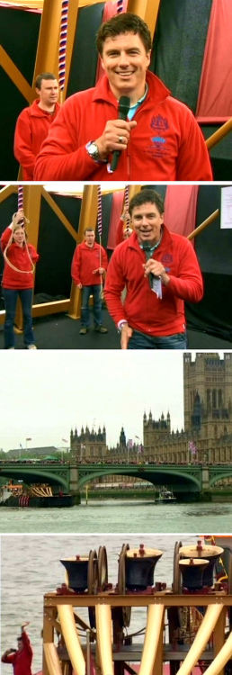 Post 28 of 51…27) JB was chuffed to bits in 2012 to be part of the Thames Pageant to celebrat