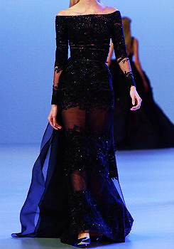 Porn Pics  Elie Saab Paris Fashion Week 2014 - BLACK