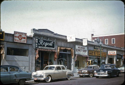 nickdewolfarchive:  main streetmelrose, massachusetts1957