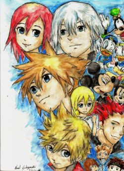 kh13:  Kingdom Hearts II Manga Characters