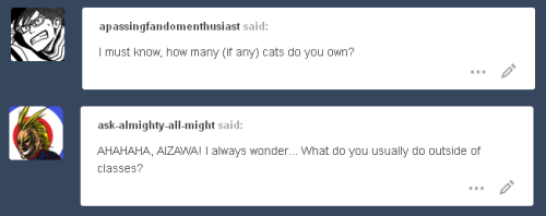 asking-aizawa:  If any of you brings a cat in my class I will make you all run 1000 laps around the campus without using any of your quirks. 