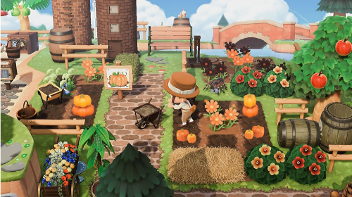 cozydew:who else is super excited for fall? i spent the afternoon tending to our pumpkin patch and d