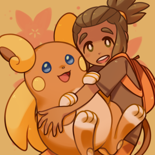 azulila:  Lillie and Hau!! My favorite SunMoon characters 💕💕