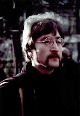 John Lennon X His Iconic Glasses Moodboard