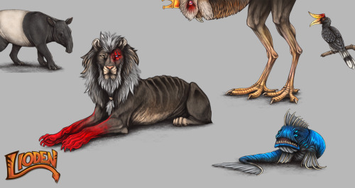 Some more creatures I made in 2021 so far for Lioden