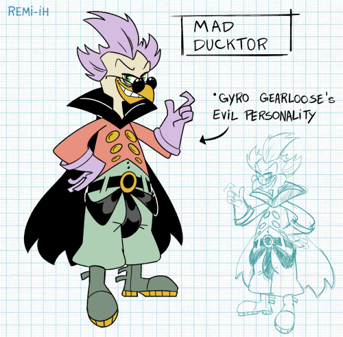 remi-ih:i learned about mad ducktor in the gyro zine discord and wanted to make a ducktales 2017 des