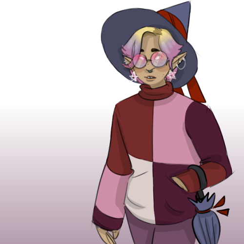 taakojuice: can I start a taakosona trend? [image description: drawing of taako from the adventure z