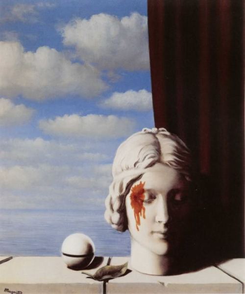 surreelust:La Memoire by Rene Magritte (1948)Every Magritte contains within it a reference to the en