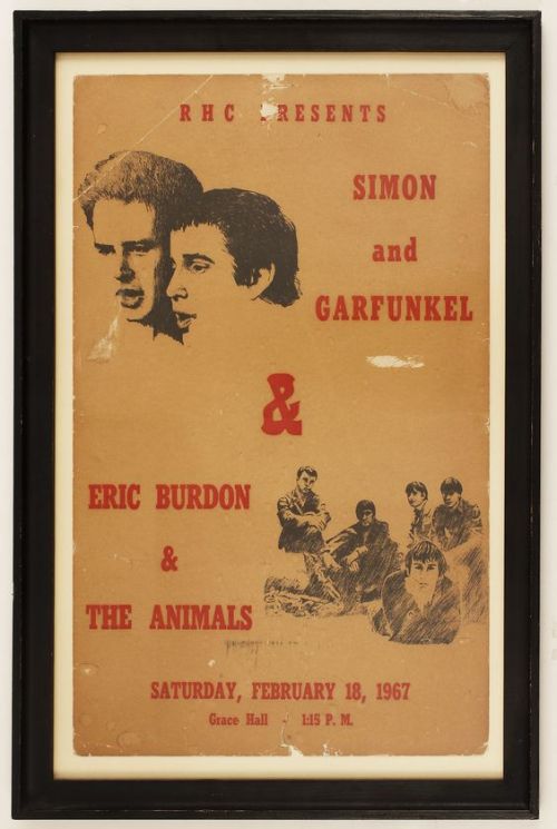 spoilerfreedays:  Simon and Garfunkel concert posters.