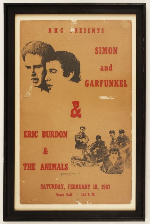 spoilerfreedays:Simon and Garfunkel concert posters. 