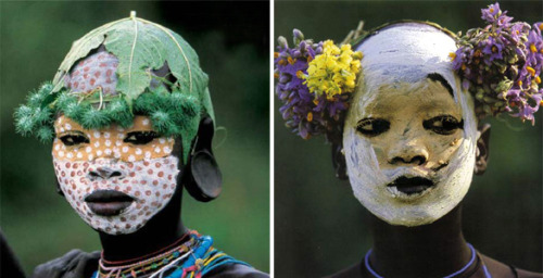 karina-padilla:Mursi and Surma girls from Natural Fashion: Tribal Decoration from AfricaBy Hans