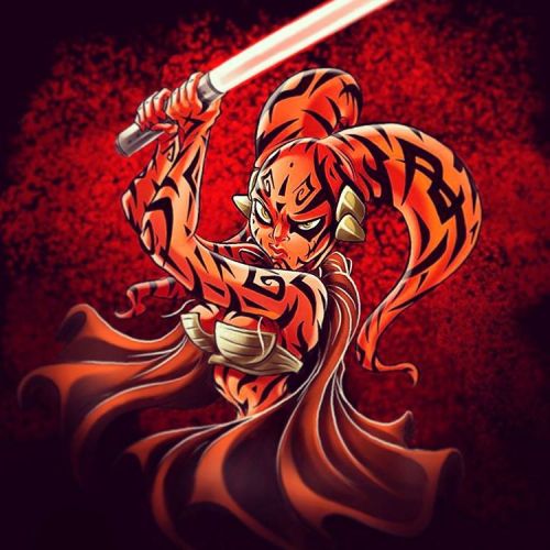 sweeney-boo:  Because of Star Wars days : My Darth Talon realized two months ago ✨ #sweeneyboo #starwars #starwarsday #sith #illustration 