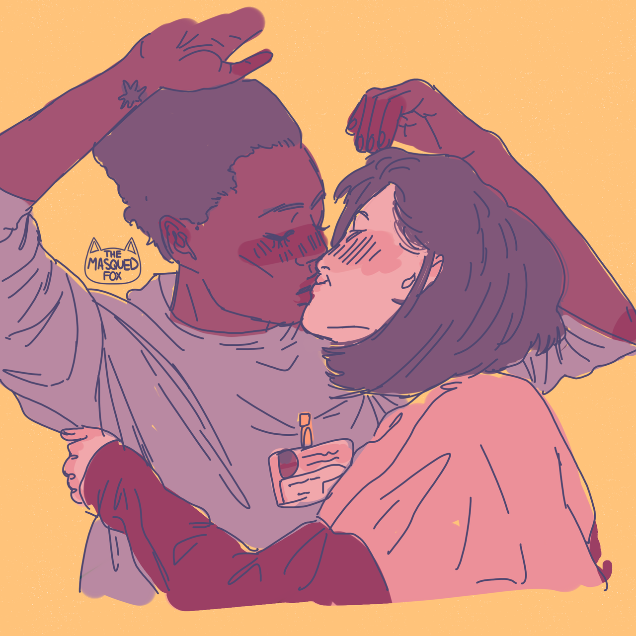 themasquedfox:tender touches