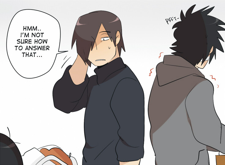 twistedgiggles:  moosopp-art:  Making a naruto OC is just my excuse to draw domestic