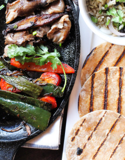 happyvibes-healthylives:  Wild Mushroom Fajitas