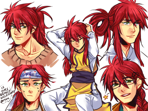 black-megallica-shirt:  kiirijo:  mokuba:  self-indulgent fanart and bonus megane!kurama for viivii 8>   ohhhhhHHHHHHH MY GOD IL OVE YUO OS MUCH RUNS AROUNDS IN CIRCLES   *dead* 