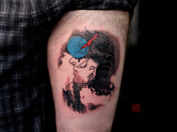 tattootemple:  Three Portraits - artwork and tattoo by Olivia - www.tattootemple.hk