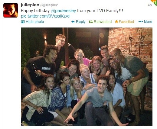 ochiyomadlen:  TVD Cast &amp; Crew’s birthday tweets for Paul! :) 