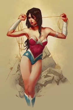 superheropinups:  Wonder Woman - Barnaby Bagenda 