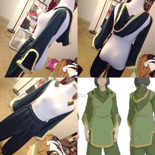 kurotokyo: Soo I totally fucked up on the light green part of korra’s parka but I have the pants, sl