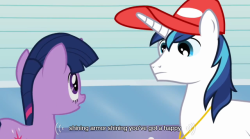 mlp-captions:  I’ve got a what?  Kiss my