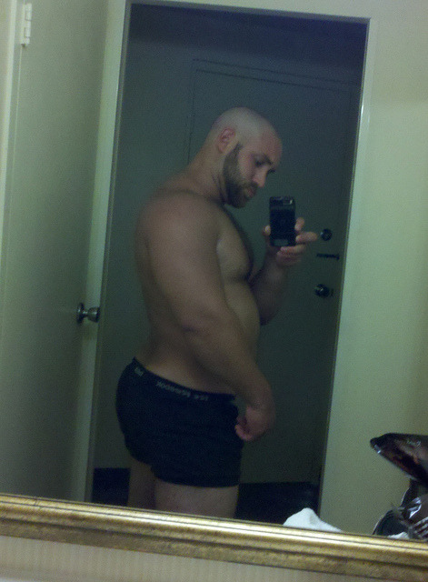 roidedandropig:  fuckyeahbearbellies:  sexy-men-with-bellies-or-not:  He is SEXAAAAYYY!!! Love his transformation <3!  stop being so fucking perfect!   Awesome Growth.  HOTTT