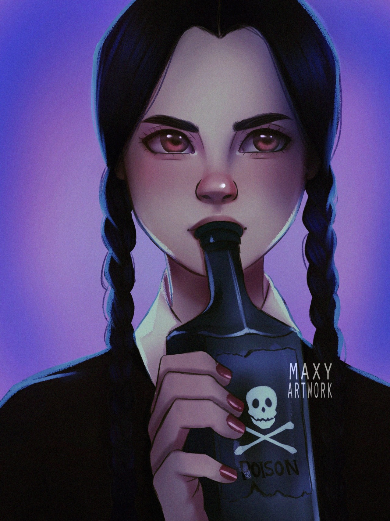 maxy artwork — couldn’t go through spooky season without drawing...