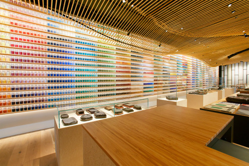 conservethis:itscolossal:A New Japanese Painting Supply Store Lines its Walls With 4,200 Different P