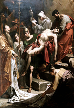   The Burial of Saint Sebastian. 19th.century.