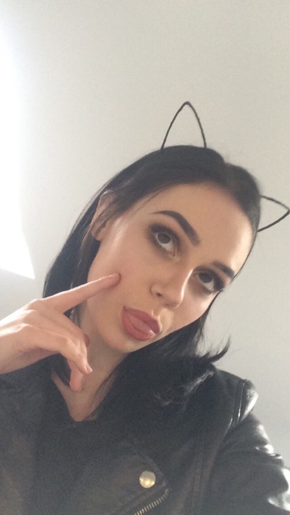 agingb0nes:Is there ever a time when I’m not wearing cat ears?  If there is I don’t want to know you look too cute! wearing cat ears to ever not be.