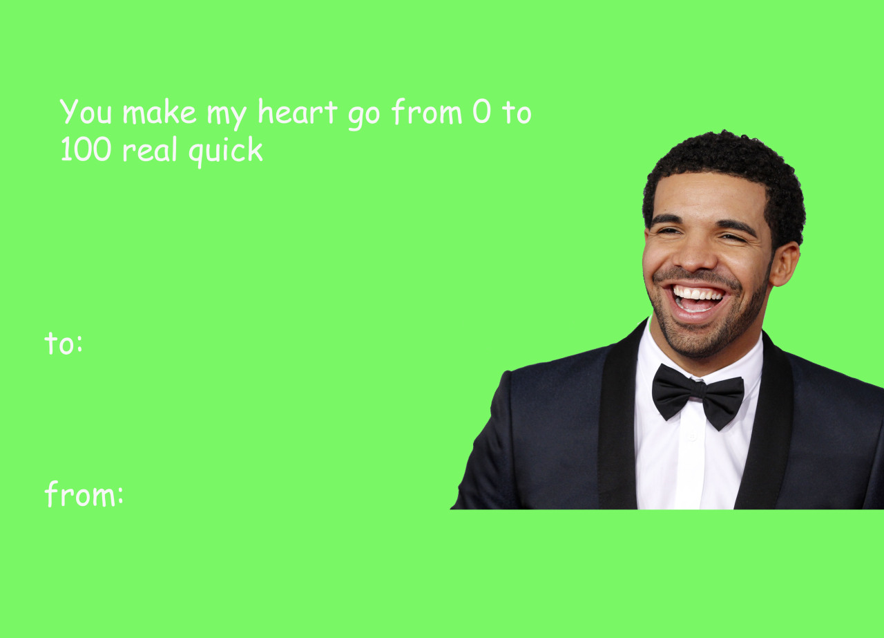 thiscouldvebeenanartblog:  because there weren’t enough drake themed valentines