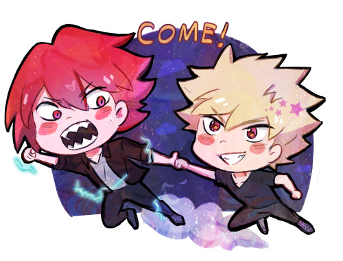finished watching bnha and heres some chibis of my favourite moments from the anime!!!