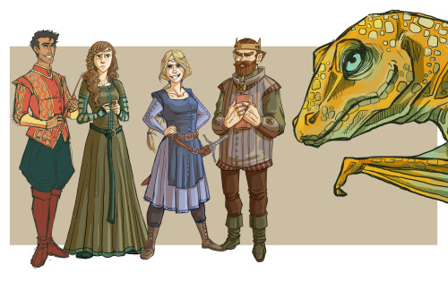 Some major character design work here - for those of you that don&rsquo;t do artwork, turn-arounds a