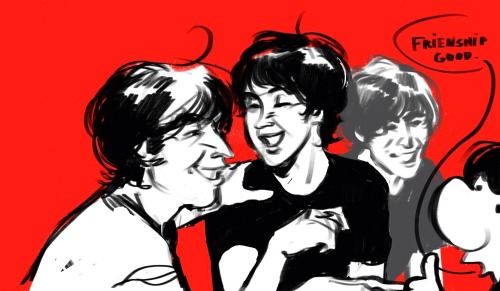 Quick Sketch And Ringo Is Happy