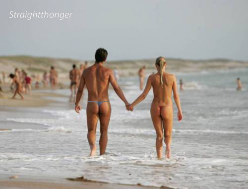 straightthonger:  #thong couple