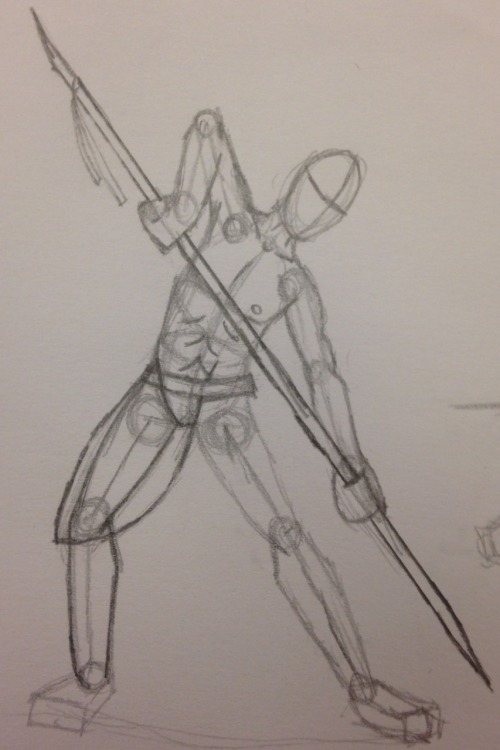 Just Some Practice On The Figures Of Movement Before Any Attempt At Drawing Actual Humans.