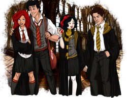 thesegirlsareperfectprincesses:  - Disney at Hogwarts series -  by Eira1893