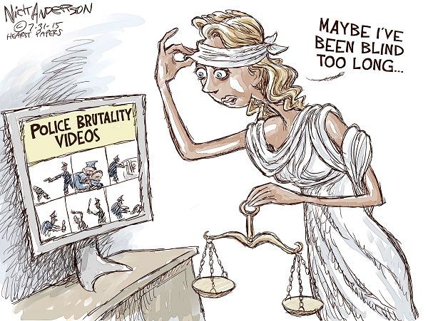 cartoonpolitics:  “Justice will not be served until those who are unaffected are