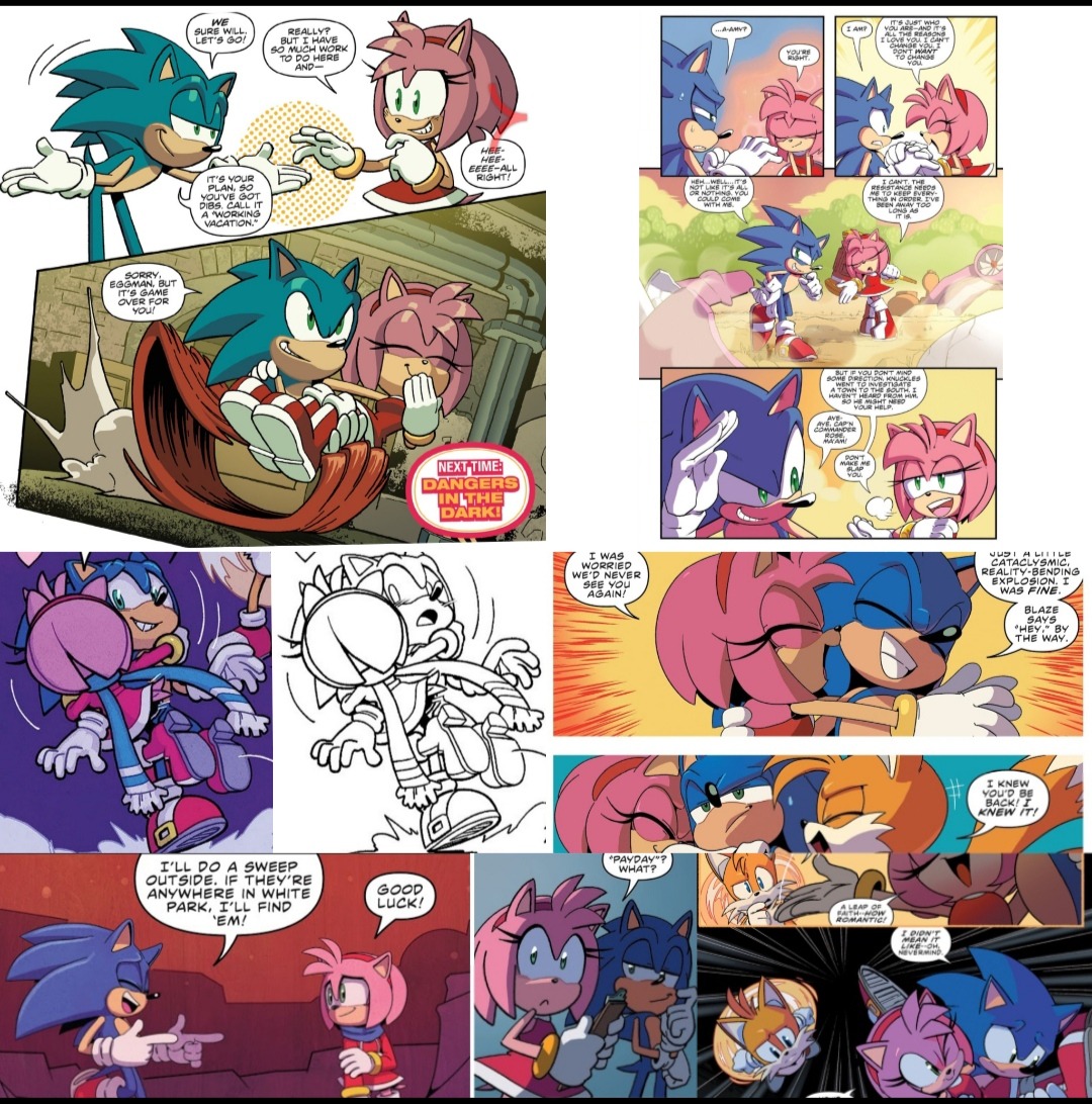 Sonamy family  Sonic and amy, Sonic, Super funny videos