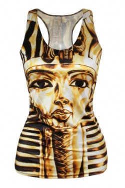 itscutycat:   Gold Egyptian Tanks  Gold Egyptian